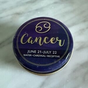 Cancer Zodiac Sign Candle